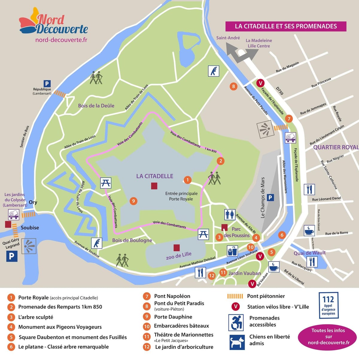 karta park Lille