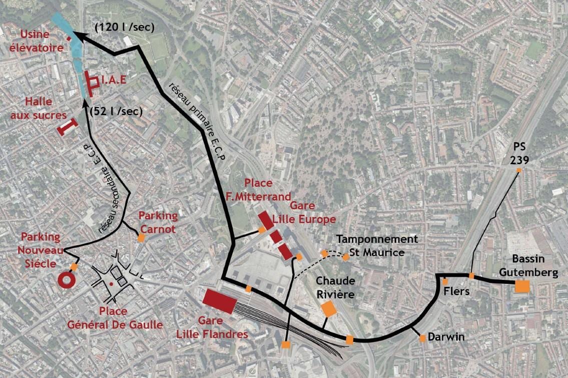 karta brodom Lille