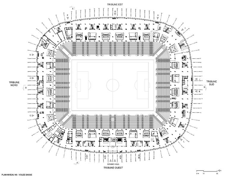 kartu stadionu Lille