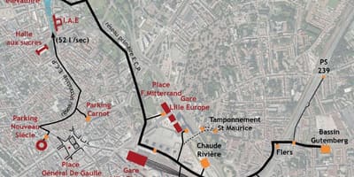 Karta brodom Lille